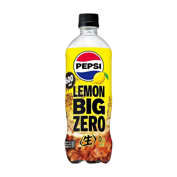 [산토리] 펩시 BIG <生> 제로 콜라_ 레몬 600ml x 24개 