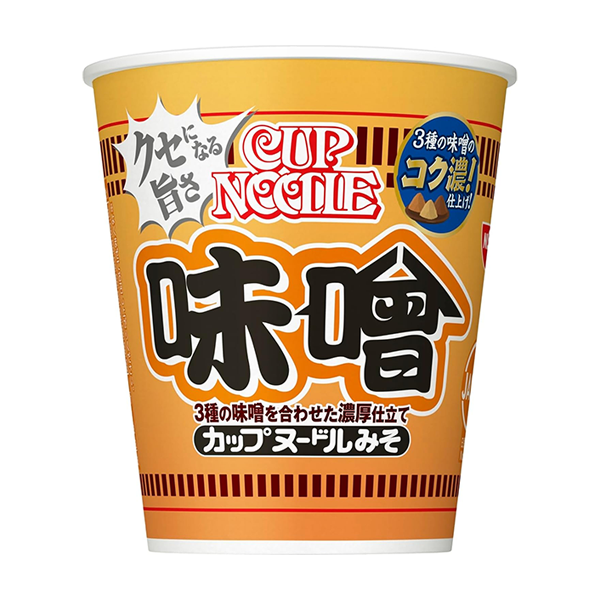 [닛신]  컵누들 3종류 된장의 진한 맛 82g x 20