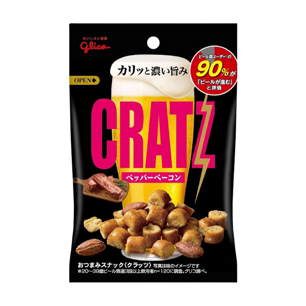 [글리코] 클래츠 페퍼 베이컨 스낵 42g