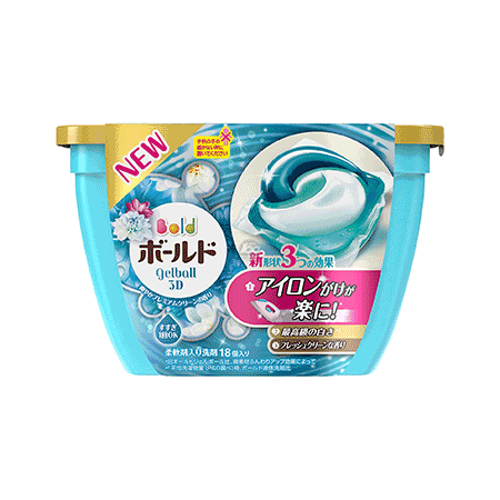 [일본 p&g] 보르도 캡슐 세제 18개입 - 분홍색(우아한 꽃 향기)/파랑색(상쾌한 향)